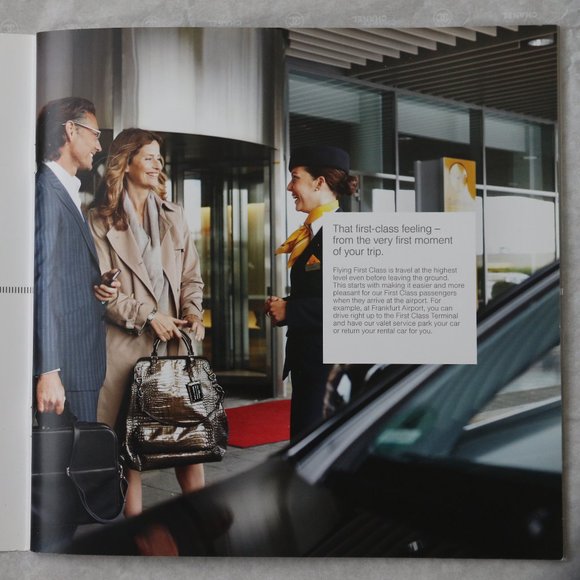 Lufthansa Airlines First Class First Facts Brochure Booklet Information Book LH - Picture 5 of 6
